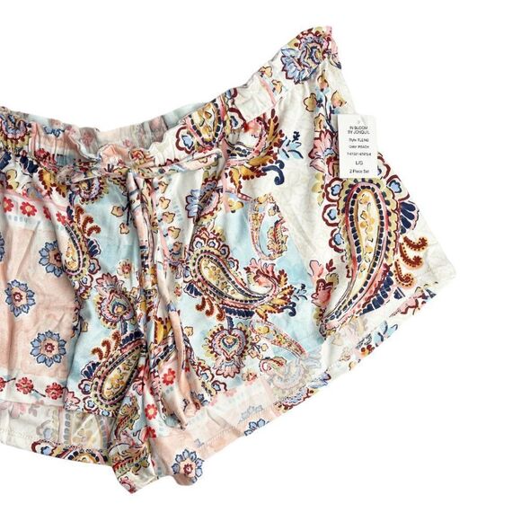 IN BLOOM BY JONQUIL Tangelle Paisley Print Cami & Shorts 2-Piece Pajama … - Picture 8 of 10
